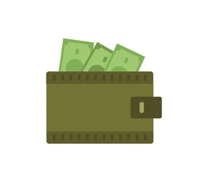 Wallet icon illustrated in vector on white background wallet icon illustra... Foto stock