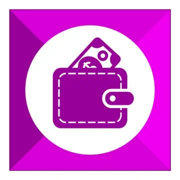 Wallet icon Stock Illustration
