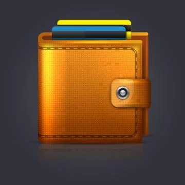 Wallet icon Stock Illustration