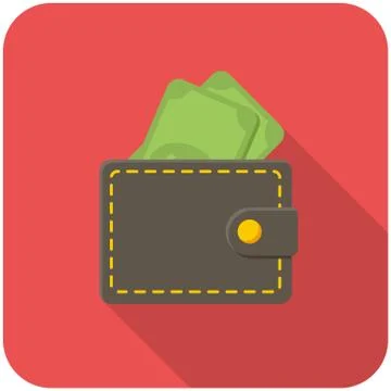 Wallet icon Stock Illustration