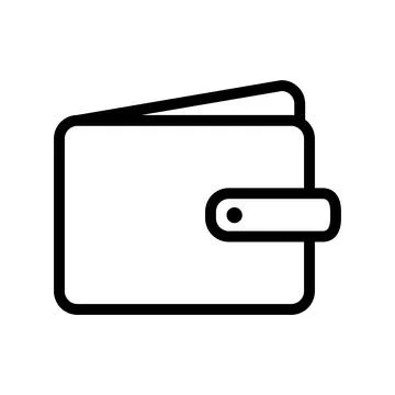 Wallet icon Stock Illustration