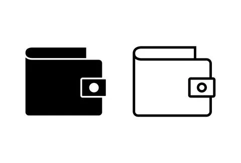 Wallet icon set. wallet vector icon Stock-Illustration