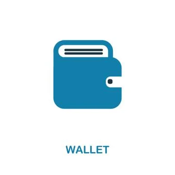 Wallet icon. Simple element illustration. Wallet pixel perfect icon design from Stock Illustration