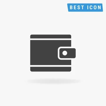 Wallet Icon, vector icon eps10. Stock Illustration