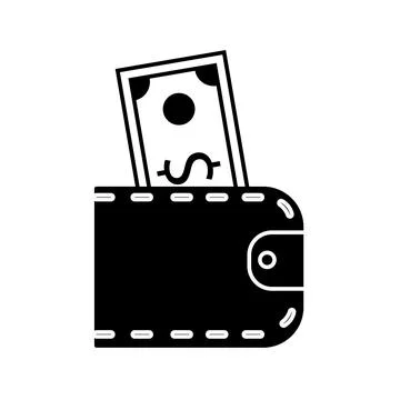 Wallet Icon Vector, icon or logo isolated sign symbol vector illustration - h Stock Illustration