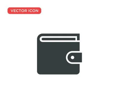 Wallet Icon Vector Illustration Design Stock Illustration