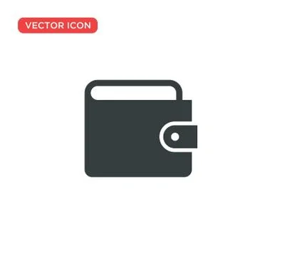 Wallet Icon Vector Illustration Design Stock Illustration