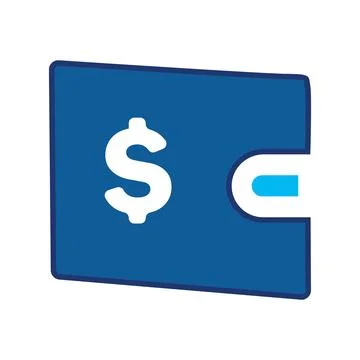 Wallet Icon Vector Illustration Illustrazione stock