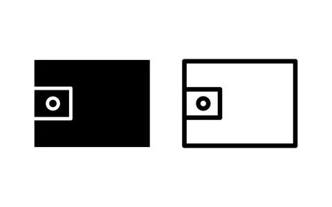 Wallet icon vector illustration. wallet sign and symbol Stock Illustration
