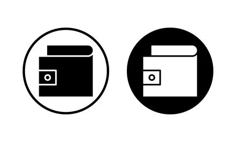 Wallet icon vector illustration. wallet sign and symbol Stock Illustration