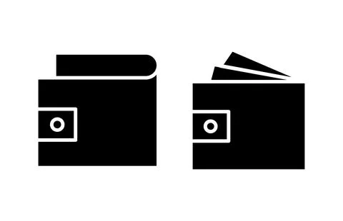 Wallet icon vector illustration. wallet sign and symbol Stock Illustration