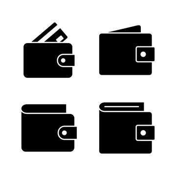 Wallet icon vector. wallet sign and symbol Stock Illustration