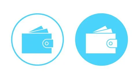 Wallet icon vector. wallet sign and symbol Stock Illustration