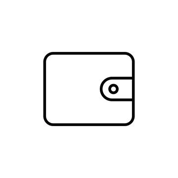 Wallet icon vector. wallet vector icon Illustrazione stock
