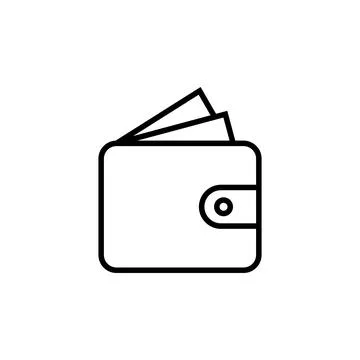 Wallet icon vector. wallet vector icon Stock Illustration