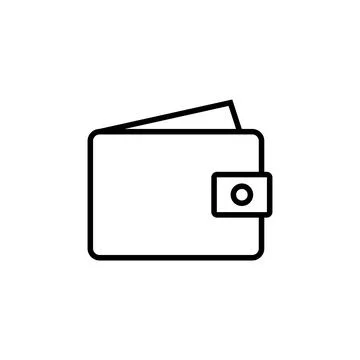 Wallet icon vector. wallet vector icon Stock Illustration