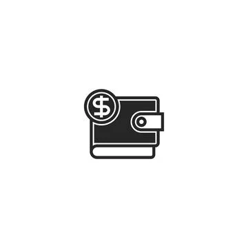 Wallet line icon. linear style sign for mobile concept and web design. Outlin Stock Illustration