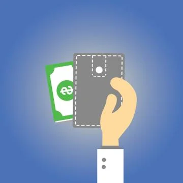 Wallet  money Stock Illustration