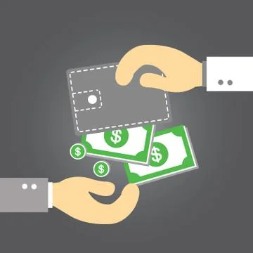 Wallet  money Stock Illustration