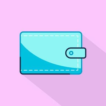 A wallet with money Illustrazione stock