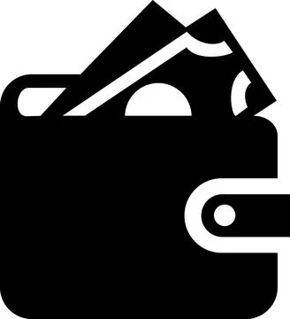 Wallet money payment finance leather icon Stock Illustration