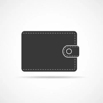Wallet with money. Vector illustration. Stock Illustration