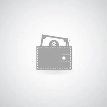 Wallet symbol Illustrazione stock