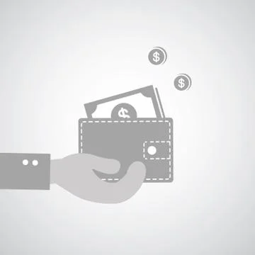 Wallet symbol Stock Illustration