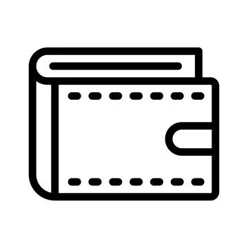 Wallet Vector Icon Design Illustration Stock Illustration