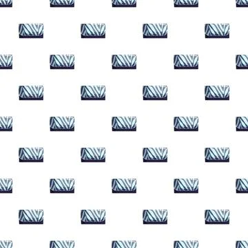 Wallets with zebra print pattern seamless background Stock Illustration