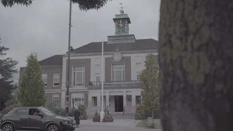 Wallington Town Hall Stock Footage 116556641
