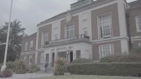 Wallington Town Hall Stock Footage 116557133