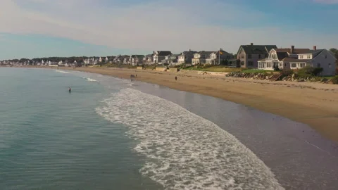 Wallis Sands State Beach Vídeos de archivo 145170661