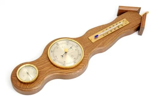 Wallmounted barometer Stock Photos