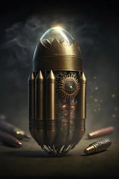 Walloping ammunition Stock Illustration