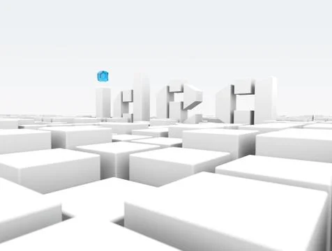 Wallpaper abstraction cubes 库存插图