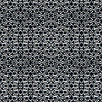 Wallpaper Art Design Seamless Pattern Stock Illustration