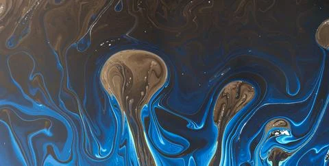 A Wallpaper Design with Artistic Texture, Pattern, and Gold Accents Stock Illustration