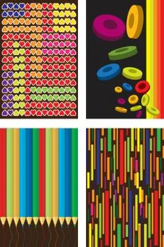 Wallpaper designs Stock Illustration