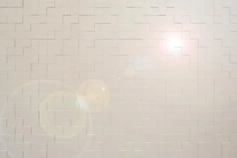 Wallpaper effect 3d block style Stock Illustration