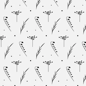 Wallpaper. Floral pattern. Background with flowers. Floral ornament. Stock Illustration