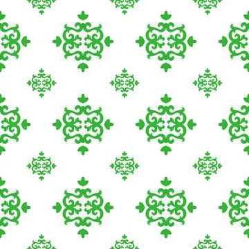 Wallpaper floral seamless pattern background design Stock Illustration