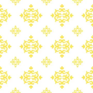 Wallpaper floral seamless pattern background design Stock Illustration