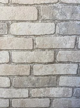 Wallpaper in the form of bricks for walls Stock Photos