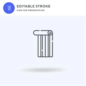 Wallpaper icon vector, filled flat sign, solid pictogram isolated on white, logo Stock Illustration
