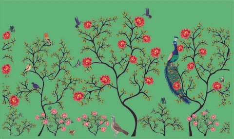 Wallpaper Stock Illustration