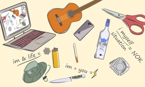 Wallpaper Stock Illustration