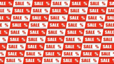 Wallpaper image of red and white sale shopping stripe background Stock Illustration