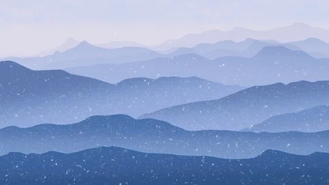 Wallpaper Landscape Concept Mountain Sunrise Stock Footage 77435962