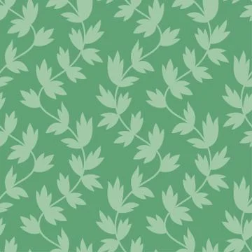 Wallpaper with leaves Stock Illustration